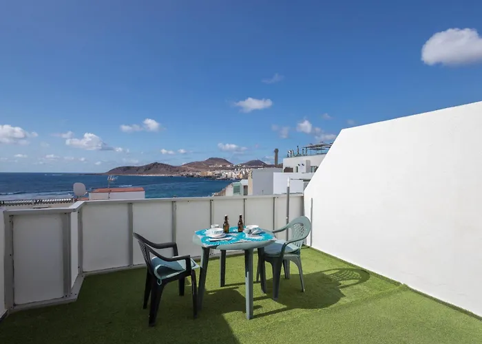 Penthouse Turismar Loft-terrace & Oceanview 公寓 大加那利岛拉斯帕尔马斯