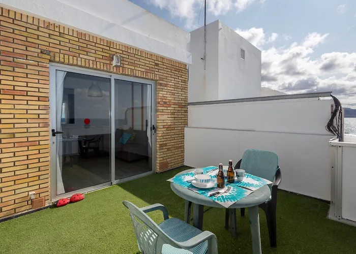 Penthouse Turismar Loft-terrace & Oceanview * 大加那利岛拉斯帕尔马斯